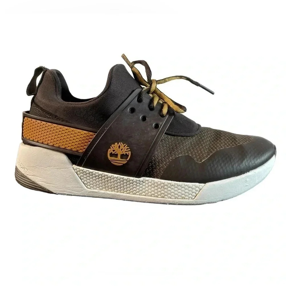 Timberland Kiri Up Knit Brown Sneakers Size 8W